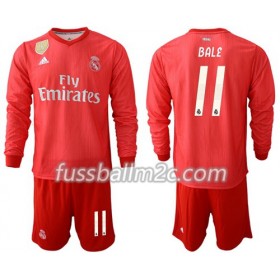 Fußballtrikots Real Madrid Bale 11 Kinder Ausweich Trikotsatz 2018-2019 Langarm